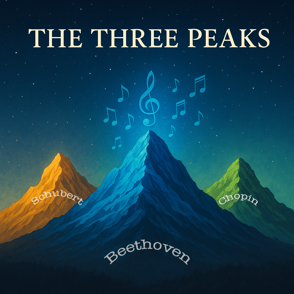 MY THREE PEAKS: SCHUBERT, BEETHOVEN AND&nbsp;CHOPIN